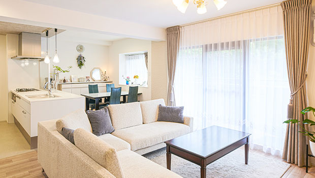 暮らしやすさを叶えた、ご夫婦二人がくつろげる空間作り