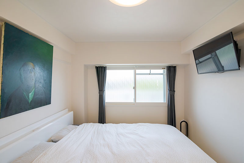 ホテルのように寛ぐ寝室