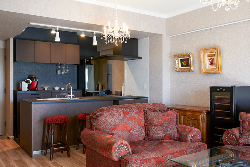 インテリアに溶け込むLDK