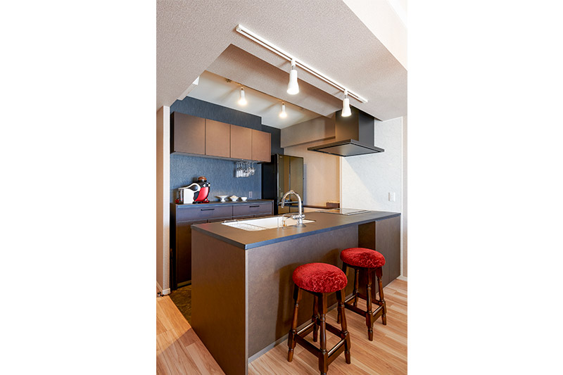 開放感あるキッチン