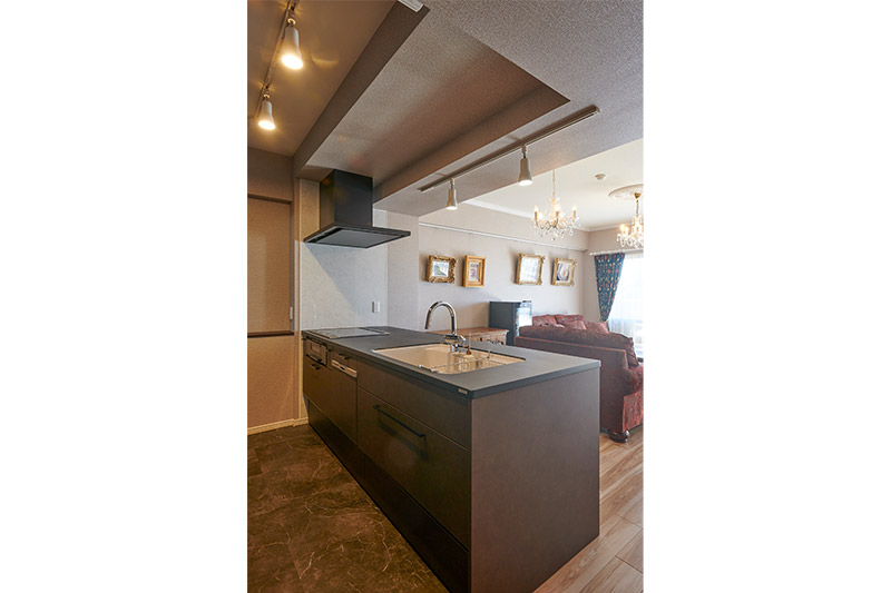 高級感あふれるキッチン