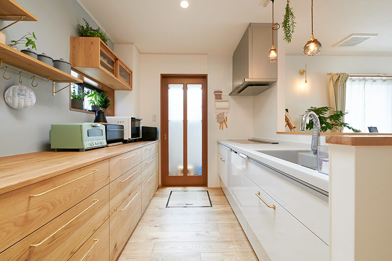 念願の３口横並びIHコンロ