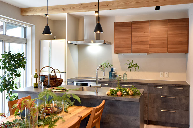 インテリアとしてもおしゃれなキッチン