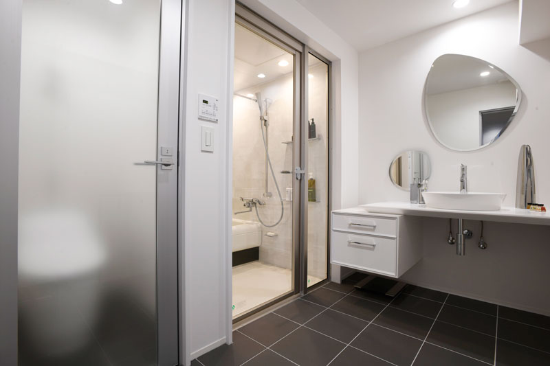 ホテルのような洗面所