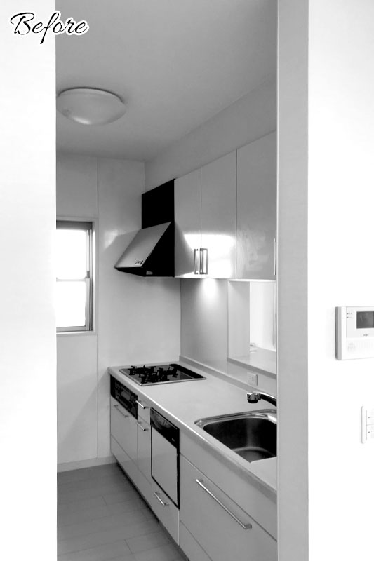 閉塞感のあったキッチン室から